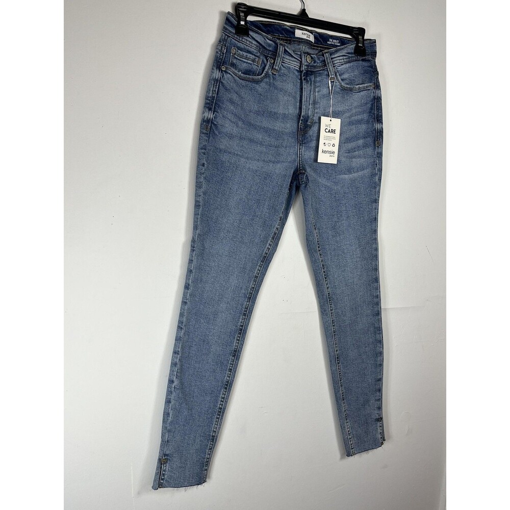 Kensie Jeans Womens 2/26 Blue Violet High Rise Skinny Soft Touch Denim Stretch
